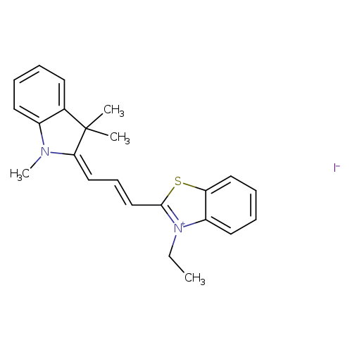 CC[n+]1c(/C=C/C=C2/N(C)c3c(C2(C)C)cccc3)sc2c1cccc2.[I-]