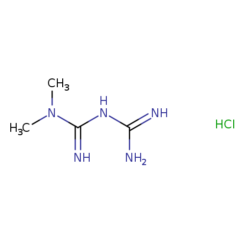 CN(C(=N)NC(=N)N)C.Cl