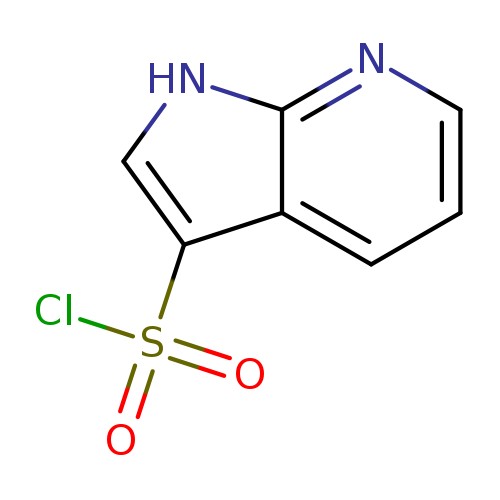 ClS(=O)(=O)c1c[nH]c2c1cccn2