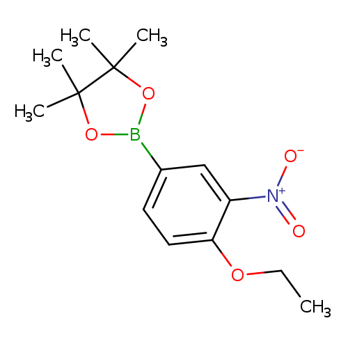 CCOc1ccc(cc1[N+](=O)[O-])B1OC(C(O1)(C)C)(C)C