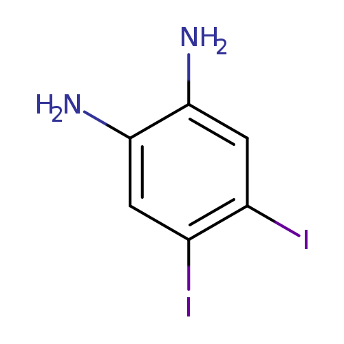 Nc1cc(I)c(cc1N)I