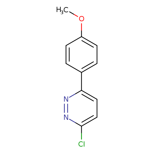 COc1ccc(cc1)c1ccc(nn1)Cl