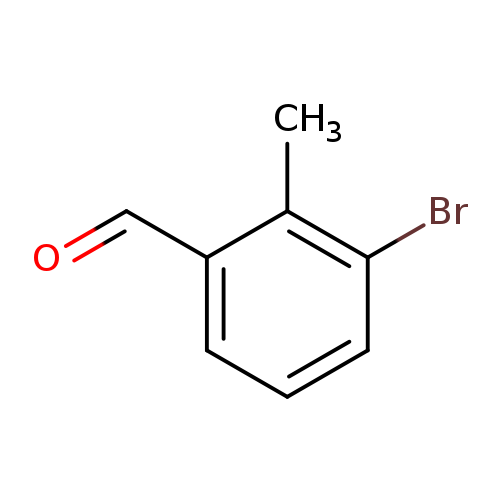 O=Cc1cccc(c1C)Br