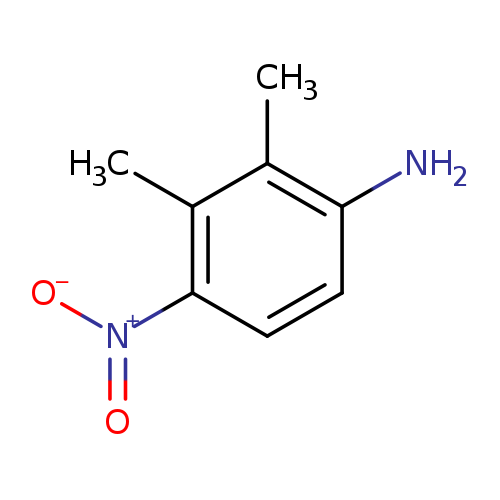 [O-][N+](=O)c1ccc(c(c1C)C)N