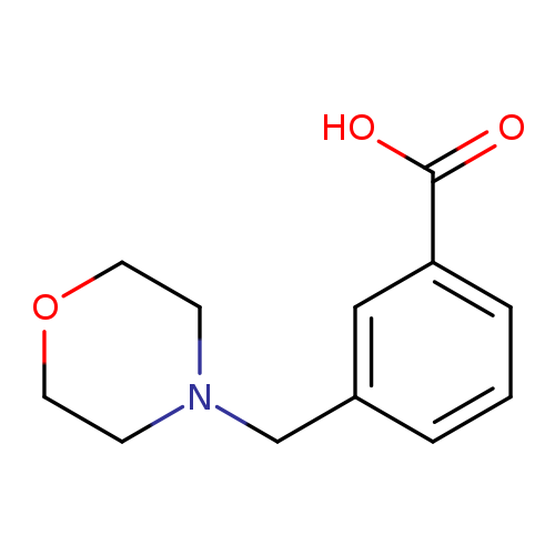 OC(=O)c1cccc(c1)CN1CCOCC1