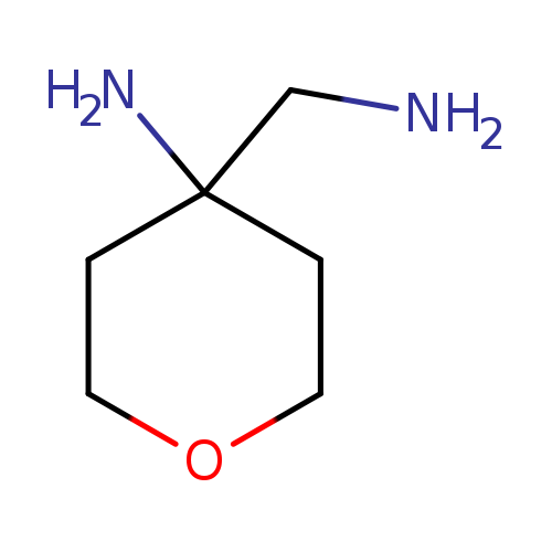 NCC1(N)CCOCC1