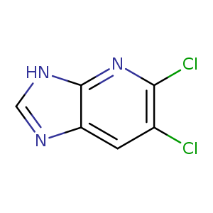 Clc1nc2[nH]cnc2cc1Cl