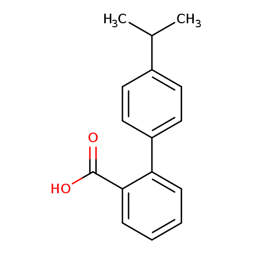 CC(c1ccc(cc1)c1ccccc1C(=O)O)C