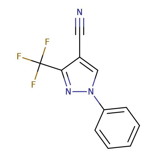 N#Cc1cn(nc1C(F)(F)F)c1ccccc1