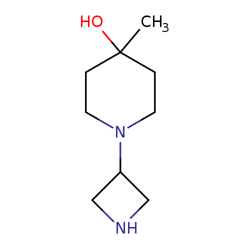 CC1(O)CCN(CC1)C1CNC1