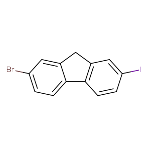 Brc1ccc2c(c1)Cc1c2ccc(c1)I