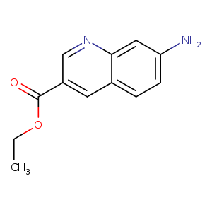 CCOC(=O)c1cnc2c(c1)ccc(c2)N