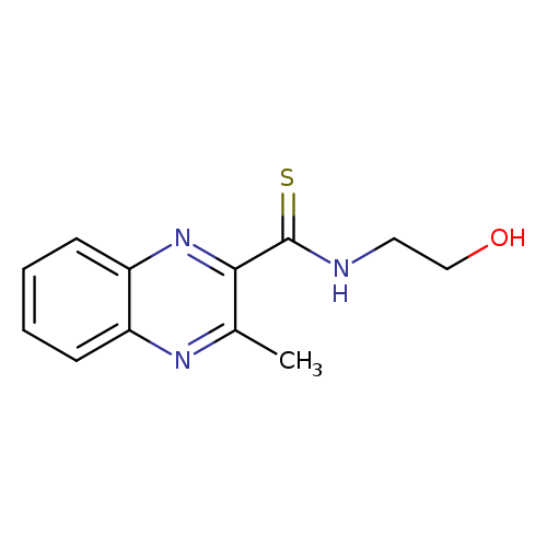 OCCNC(=S)c1nc2ccccc2nc1C