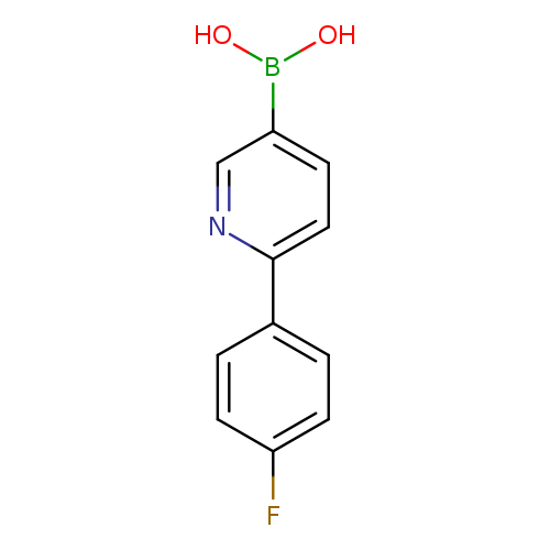 Fc1ccc(cc1)c1ccc(cn1)B(O)O