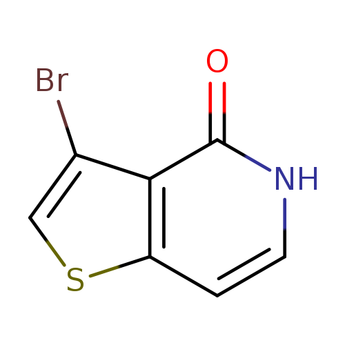 Brc1csc2c1c(=O)[nH]cc2