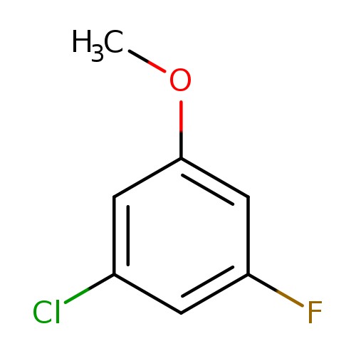 COc1cc(F)cc(c1)Cl
