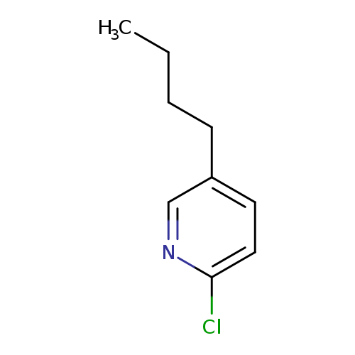 CCCCc1ccc(nc1)Cl