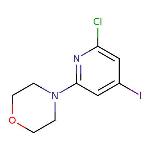 Ic1cc(Cl)nc(c1)N1CCOCC1