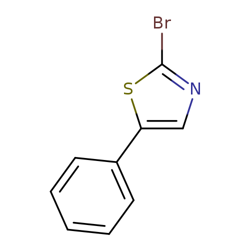 Brc1ncc(s1)c1ccccc1