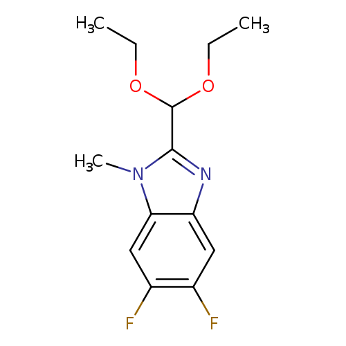 CCOC(c1nc2c(n1C)cc(c(c2)F)F)OCC