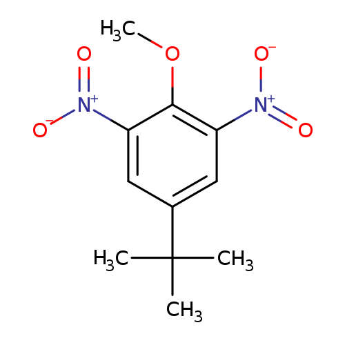 COc1c(cc(cc1[N+](=O)[O-])C(C)(C)C)[N+](=O)[O-]
