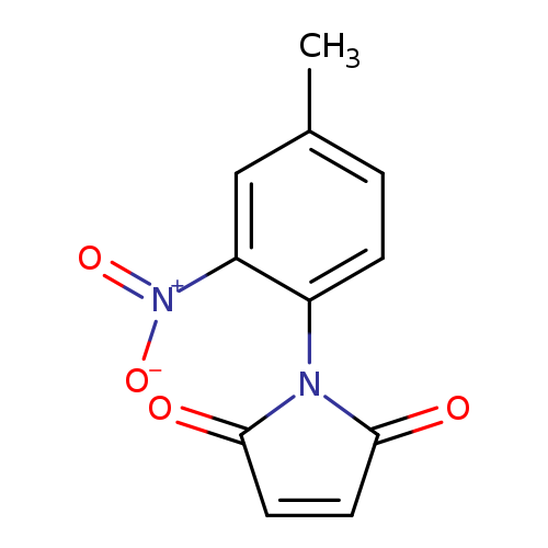 Cc1ccc(c(c1)[N+](=O)[O-])N1C(=O)C=CC1=O