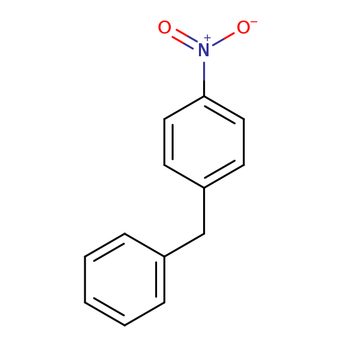 [O-][N+](=O)c1ccc(cc1)Cc1ccccc1