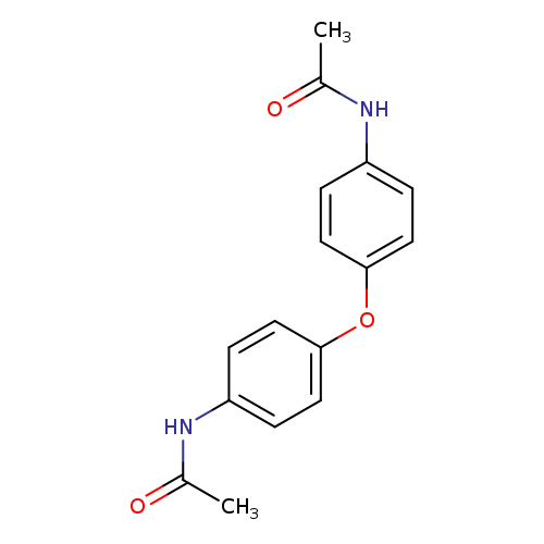 CC(=O)Nc1ccc(cc1)Oc1ccc(cc1)NC(=O)C