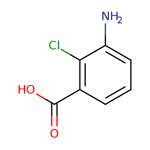 OC(=O)c1cccc(c1Cl)N