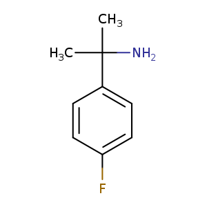 CC(c1ccc(cc1)F)(N)C