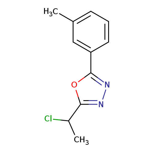 Cc1cccc(c1)c1nnc(o1)C(Cl)C