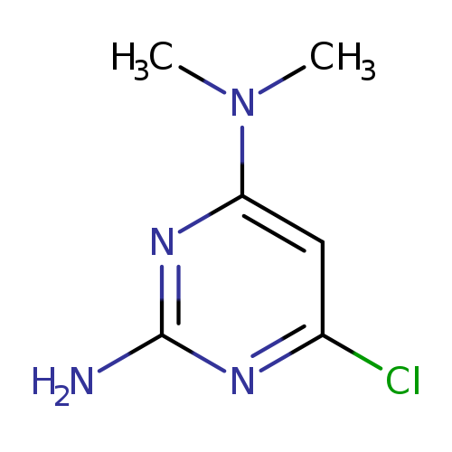 Clc1cc(nc(n1)N)N(C)C