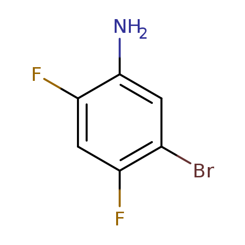 Nc1cc(Br)c(cc1F)F