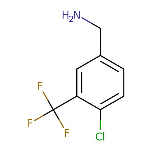 NCc1ccc(c(c1)C(F)(F)F)Cl