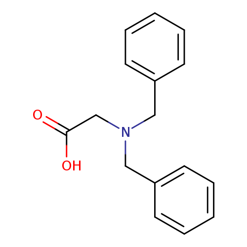 OC(=O)CN(Cc1ccccc1)Cc1ccccc1