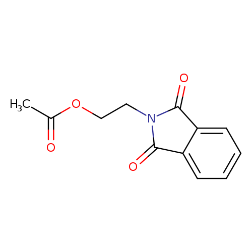 CC(=O)OCCN1C(=O)c2c(C1=O)cccc2