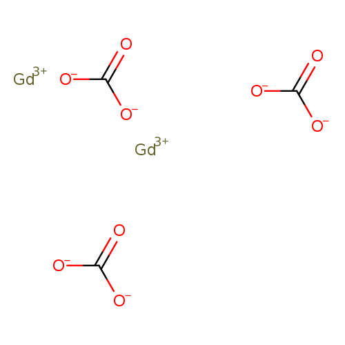 [O-]C(=O)[O-].[O-]C(=O)[O-].[O-]C(=O)[O-].[Gd+3].[Gd+3]