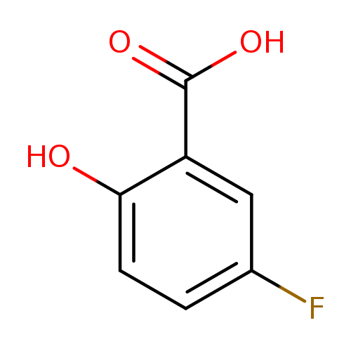 Fc1ccc(c(c1)C(=O)O)O