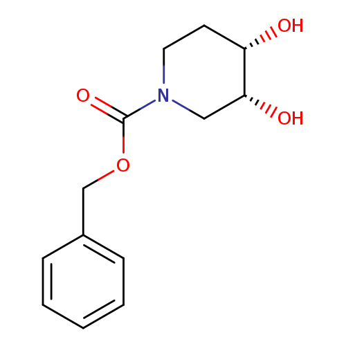 O[C@H]1CCN(C[C@H]1O)C(=O)OCc1ccccc1