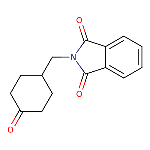 O=C1N(CC2CCC(=O)CC2)C(=O)c2c1cccc2