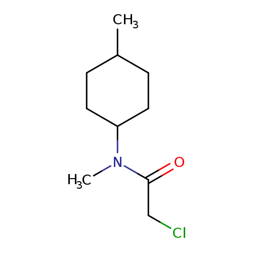 ClCC(=O)N(C1CCC(CC1)C)C