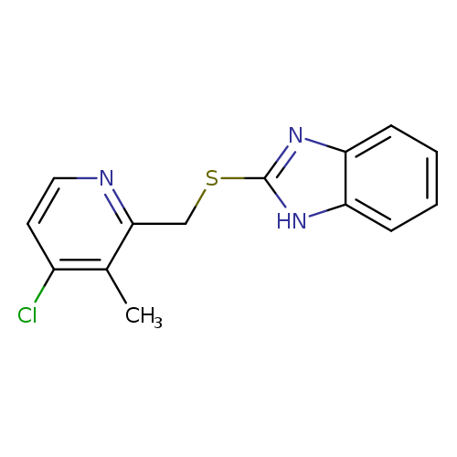 Clc1ccnc(c1C)CSc1nc2c([nH]1)cccc2