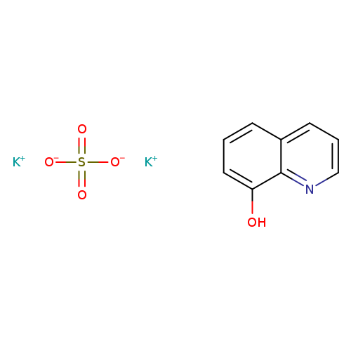 [O-]S(=O)(=O)[O-].Oc1cccc2c1nccc2.[K+].[K+]