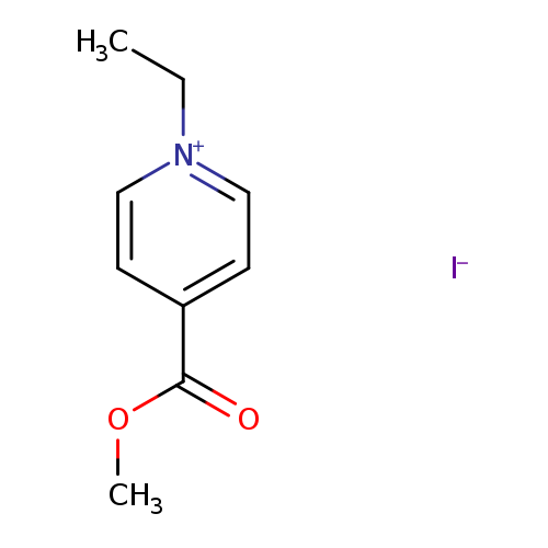 COC(=O)c1cc[n+](cc1)CC.[I-]