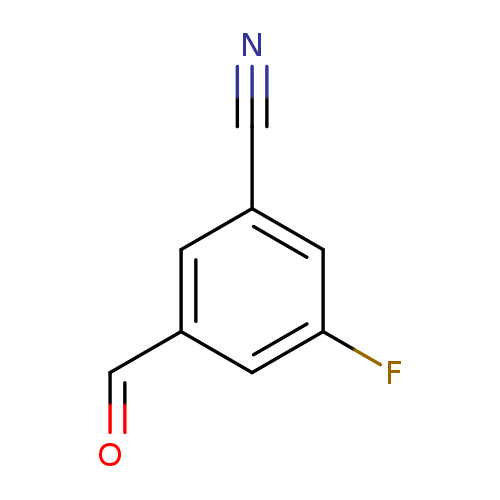 O=Cc1cc(C#N)cc(c1)F