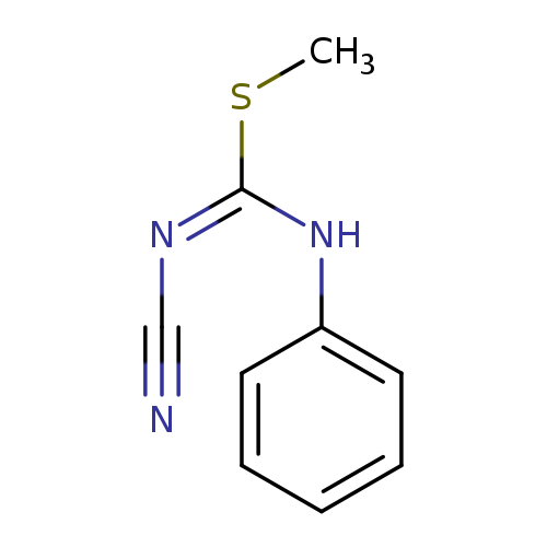 CS/C(=N/C#N)/Nc1ccccc1