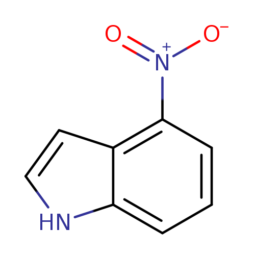 [O-][N+](=O)c1cccc2c1cc[nH]2