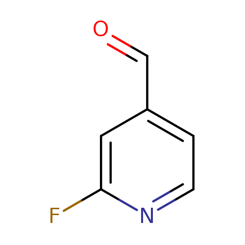 O=Cc1ccnc(c1)F