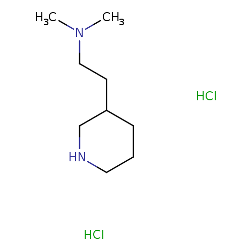 CN(CCC1CCCNC1)C.Cl.Cl