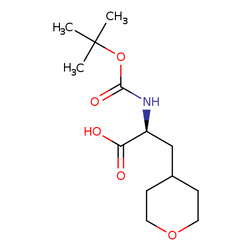 OC(=O)[C@@H](NC(=O)OC(C)(C)C)CC1CCOCC1